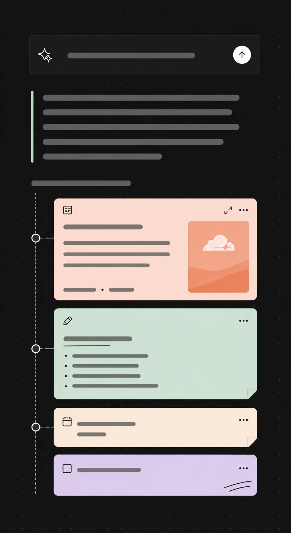 Punos answer connected to its canvas sources